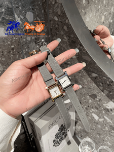 Montre de luxe pour femme H Brand, mouvement à quartz japonais, cadran à aiguilles, bracelet en cuir italien, résistance à l'eau 10 bars - Product Image 6