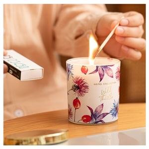 Bougie parfumée en cire de soja personnalisée en gros <span class=keywords><strong>avec</strong></span> des motifs colorés, des pots en verre et un couvercle - Cadeau de Diwali pour les bars et les mariages - Product Image 5