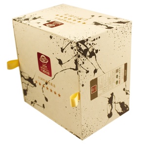 Custom natual flat brown kraft paper box logo printed tea packaging box - Product Image 5