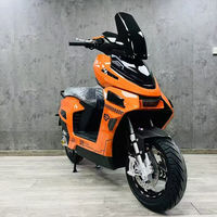 Sepeda Motor Listrik Kecepatan Tinggi 1200W 72V Streetbikes Skuter Moped Model Baru F1 Skuter Listrik Jarak Jauh