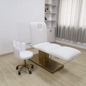 Fauteuil de podologie électrique à 3 moteurs, <span class=keywords><strong>table</strong></span> de soin du visage pour salon, lit de <span class=keywords><strong>massage</strong></span>, lit de beauté électrique avec repose-pieds - Product Image 3