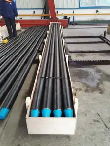 Factory Price Dth Drill Rod High Efficiency Api Reg Dth Drill Rod 76mm 2 3/8"3 1/2"drill Pipe With Wrench Flat 3 Meter Length Dth Drill Pipe 1m