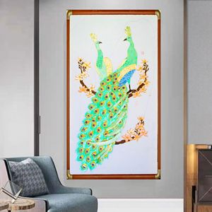 Ev Dekorasyonu Düğün Asılı Kağıt Kesim Renkli Çizgili Çin Somut Olmayan Kültürel Mirası Saf El Yapımı Jiangxi ZM Marka - Product Image 5