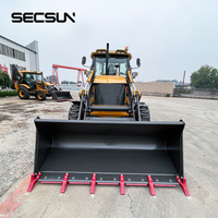 Excavator Backhoe Wheel Loader 2.5 Ton 4x4 Heavy Duty Langsung dari Pabrik dengan Sistem Hidrolik Penuh
