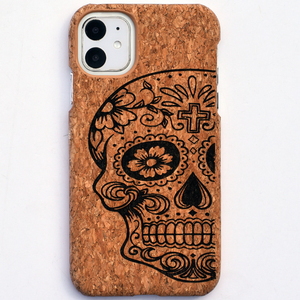 Apple iPhone 11 Funda de teléfono de corcho de Madera Suave Soporte de patrón personalizado - Product Image 2