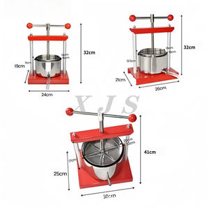 Mini prensa Manual de vino de frutas, prensa de frutas de acero inoxidable de grado alimenticio para uso doméstico, fabricación de jugo para manzana/zanahoria/naranja/Berr - Product Image 3