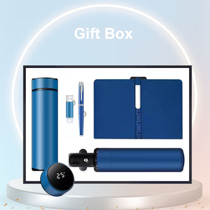 Coffret cadeau d'entreprise personnalisé Noël Carnet d'affaires personnalisé pour entreprise - Product Image 1