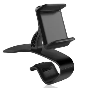 汽车电话安装 HUD 短跑夹安全驾驶通用可调仪表板支架为 iPhone X XS XR 8 Plus
