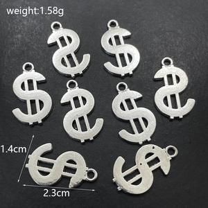 Collar Retro de Aleación con Moneda Digital de Dólar Estadounidense Plateada Brillante de la Colección Junkang, Accesorios de Joyería Hechos a Mano - Product Image 6