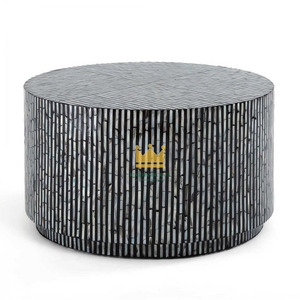 โต๊ะกาแฟฝังมุกและกระดูกสัตว์แบบสั่งทำพิเศษ สไตล์โมเดิร์น สำหรับตกแต่งภายในหรูหรา จากเวียดนาม ราคาถูก - Product Image 4