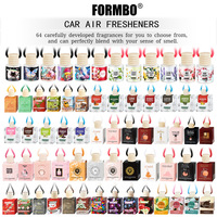 Nouveau diffuseur de parfum portable pour voiture, 8 ml, accessoire désodorisant suspendu pour voiture, vente en gros directe usine