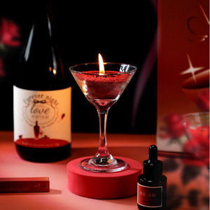 LANJO Kit Cadeau Bougie DIY en Cire de Soja Rouge Perle pour la Saint-Valentin et Noël, Créative, Rechargeable, Écologique, Sans Flamme, Parfumée, Naturelle - Product Image 4