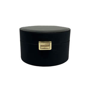 صندوق ساعة رجالي جديد محمول بإغلاق قفل صغير من الجلد الصناعي لعرض الهدايا - Product Image 5