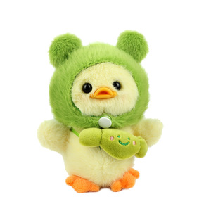 Al por mayor: Llavero <span class=keywords><strong>de</strong></span> peluche mini <span class=keywords><strong>de</strong></span> cabeza <span class=keywords><strong>de</strong></span> rana y pato, colgante para mochila, muñeco <span class=keywords><strong>de</strong></span> animal <span class=keywords><strong>de</strong></span> peluche suave y esponjoso, adorno para bolso - Product Image 6