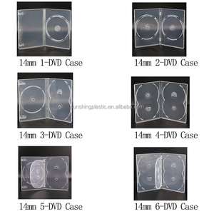 SUNSHING Super Clear DVD Cases 14mm Premium 1 2 3 4 5 Ways Blu-ray Disc Case Space Saving Empty CD DVD <b>Game</b> Packing Disc Storage - Product Image 4