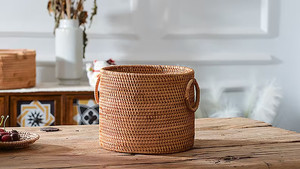 Pots de fleurs <span class=keywords><strong>en</strong></span> rotin et <span class=keywords><strong>bambou</strong></span> écologiques au design unique et moderne pour la décoration intérieure et extérieure de la maison et du jardin - Product Image 4