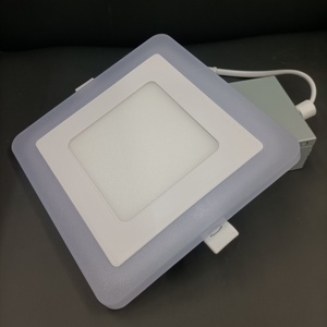 ETL ES FCC LED bảng điều chỉnh ánh sáng VUÔNG 4inch 9W + 3W không khí chặt chẽ 3cct 3000k4000k5000k + màu xanh IC đánh giá 100-130V cao lumen nhà máy bán buôn - Product Image 6