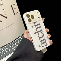 Casing HP Kaca Khusus Tempered Glass untuk iPhone 18 DUO, Casing HP Kaca Sensitif Sentuh dengan Jendela Besar untuk 18 Pro Max