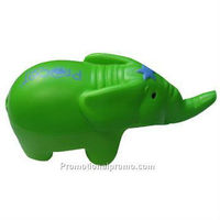 Logotipo personalizable Elefante Stress Reliever Jumbo PU Stress Ball para uso promocional Anti-Stress Relief Toy