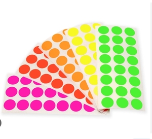 500pcs Étiquettes rondes auto-adhésives à pois DIY pour cadre <span class=keywords><strong>photo</strong></span> artisanal de bougie - Product Image 1