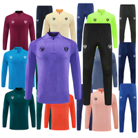 Survêtements d'entraînement de football respirants OEM, kits d'entraînement de football en gros, dernier design