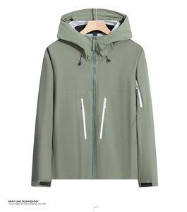 Chaqueta Deportiva de 3 Capas con Costuras Selladas, Impermeable, Cortavientos, con Capucha, para Esquí, Senderismo y Trabajo - Product Image 6