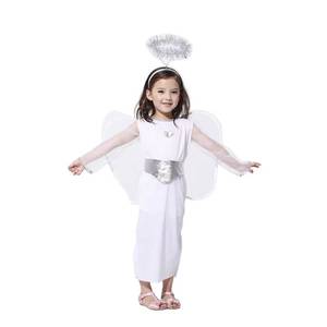 Disfraz de Ángel con Alas para Niña, Ideal para Fiestas y Juegos de Rol - Product Image 2