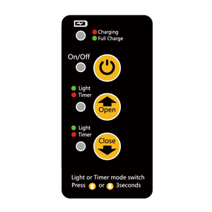 <span class=keywords><strong>Porte</strong></span> de <span class=keywords><strong>poulailler</strong></span> automatique solaire en aluminium avec capteur pour usage agricole - Product Image 5