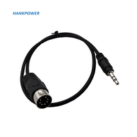OEM usine Din 7 broches mâle à 3.5mm 1/8 pouces mâle câble Audio stéréo MIDI 7 broches à 3.5mm câble AUX
