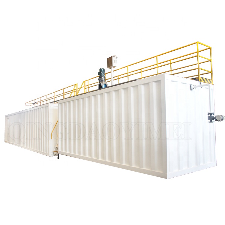Компактная упаковочная контейнерная установка для очистки сточных вод mbbr