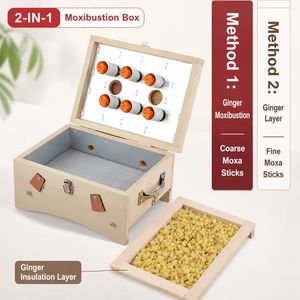 Scatola <span class=keywords><strong>per</strong></span> Moxibustione Aromatica in Legno Massello Personalizzata OEM a 6 Fori, Portatile, Anti-scottatura, Certificata Classe I - Product Image 3