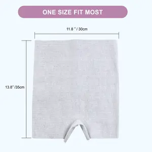 Per la maternità 100% incinta in microfibra di cotone Boyshort slip a vita alta mutandine monouso post-partum biancheria intima da donna - Product Image 4