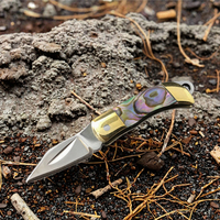 Mini couteau pliant porte-clés, petit couteau portable, pendentif, anneaux porte-clés, porte-clés mignon, couteau de camping à suspendre pour l'extérieur