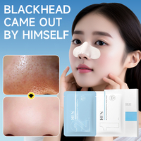 Patch Nez « Beauty Glazed » Anti-Points Noirs et Acné - Bandes Purifiantes Nettoyantes pour Points Noirs et Acné