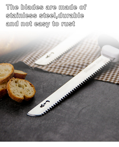 Cuchillos de Cocina USB Recargables, <span class=keywords><strong>Cuchillo</strong></span> Eléctrico de Acero Inoxidable con Dos Cuchillas <span class=keywords><strong>para</strong></span> <span class=keywords><strong>Cortar</strong></span> Jamón, Trinchar y <span class=keywords><strong>Cortar</strong></span> Pan de Levadura - Product Image 2