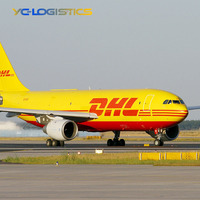 Poudre/liquides/batterie transitaire DHL vers États-Unis, Canada, Europe, transport aérien, taux de fret express porte à porte