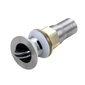 Desagüe de fregadero de acero inoxidable de 1.5 pulgadas de diámetro, sistema de compresión a presión, diseño anticorrosión - Product Image 3