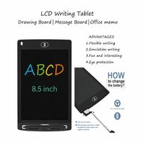 Tablette d'écriture et de dessin LCD NOVISON pour enfants, 8,5/10/12 pouces, bloc-notes numérique coloré, feuilles mobiles, écriture épaisse, verrouillage, garantie de 12 mois