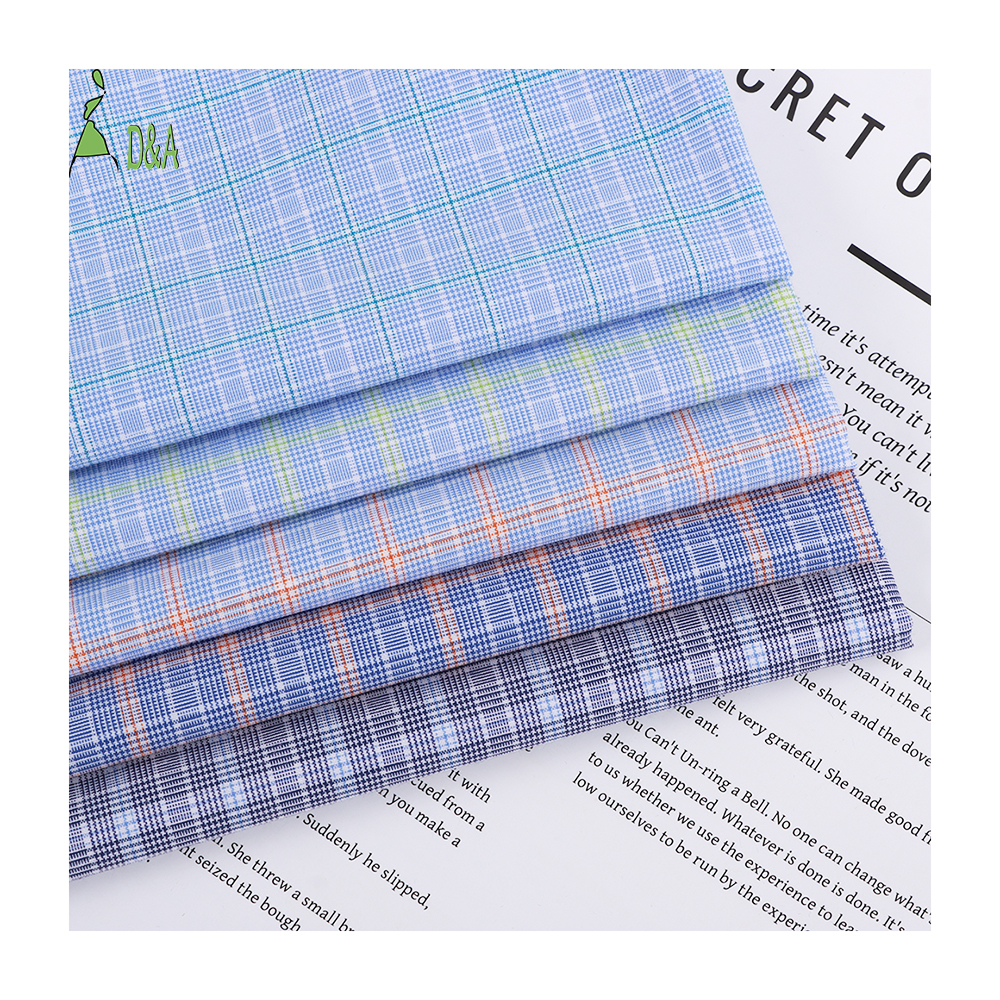 Hot-selling 40% Polyester 30%Cotton 30%Viscose Micro Mesh Fabric Plaid Student School Uniform Fabric Fabrics for Clothing