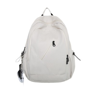 Student <b>Backpack</b> 18 In Gray Solid Color Unisex <b>Computer</b> Interlayer Everyday Use - Product Image 5