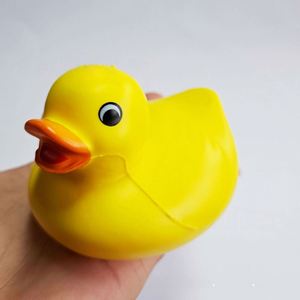 2025 Hot Selling <b>Yellow</b> Duck-shaped Pressure Ball logo Duck Stress-relieving Squeezing Toy Promotional Gift - Product Image 4