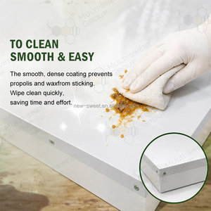 Equipo <span class=keywords><strong>de</strong></span> Apicultura, Aislamiento Térmico, Cubierta Superior para Colmena Langstroth <span class=keywords><strong>de</strong></span> Metal Galvanizado con Recubrimiento Blanco - Product Image 5