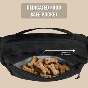 Bolsa para Pasear Perros, Manos Libres, Tipo Bandolera, con Bolsa para Premios, Porta Bolsas de Excrementos y Gancho para Correa, para Hombres - Product Image 2