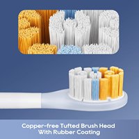 Nouvelles brosses à dents soniques intelligentes avec moniteur de zone de brossage et LED