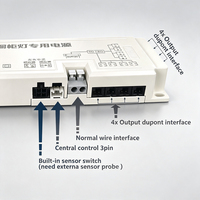 Adaptateur d'alimentation LED à courant constant ultra-mince 100W 110V-220V vers CC 12V/24V avec prise EU/US pour bandes lumineuses LED