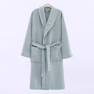 ชุดคลุมวาฟเฟิล<span class=keywords><strong>ส</strong></span>ีพื้นสำหรับผู้หญิง ดีไซน์หรูหรา ยาวระดับเข่า เนื้อผ้าทอระบายอากาศได้ดีและนุ่ม<span class=keywords><strong>ส</strong></span>บาย รับสกรีนโลโก้ <span class=keywords><strong>ส</strong></span>ำหรับใช้ใน<span class=keywords><strong>ส</strong></span><span class=keywords><strong>ปา</strong></span>และโรงแรม - Product Image 5