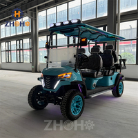 Véhicule utilitaire électrique de golf en gros, voiturette de golf 6 places, chariot de golf de luxe