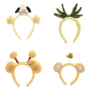 Fascia per Capelli con Animali Cartoon per Bambine - Design Multi-Animaletto Fatto a Mano in Materiali Misti, Fascia Regalo alla Moda - Product Image 6