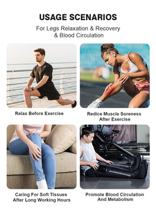 2025 Fabricante Perna/Braço/Quadris Terapia De Compressão De Ar Massageador De Corpo Inteiro Envoltório Design 4 Airbags Dvt Botas De Recuperação De Pressão De Ar - Product Image 4