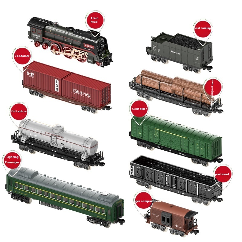 Retro Steam Train Model with Remote